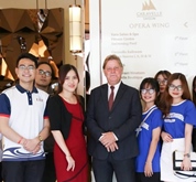UEF students of the British bachelor program gets hands-on practice at Caravelle Hotel