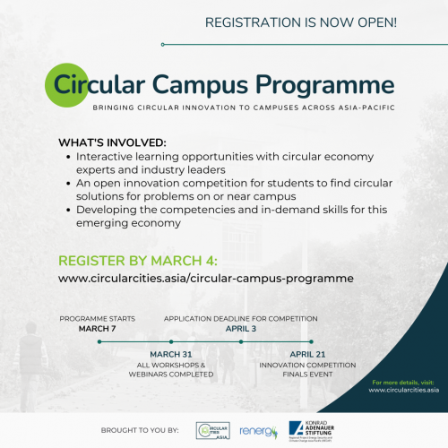 Circular Campus Programme: Sustainability, Innovation and/circular economy
