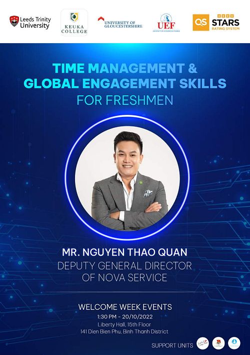 [Welcome Week Series] Enhancing Time Management & Global Engagement Skills for freshmen