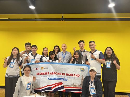 UEFers kick off new semester abroad at UTCC, Thailand