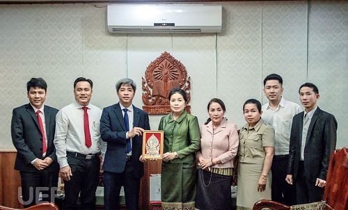 Representatives of UEF pay a state visit to the Lao People's Democratic Republic