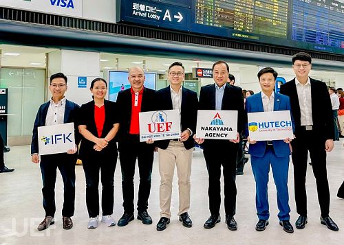 UEF leaders visit intern students and partners in Japan from May 28 to June 1