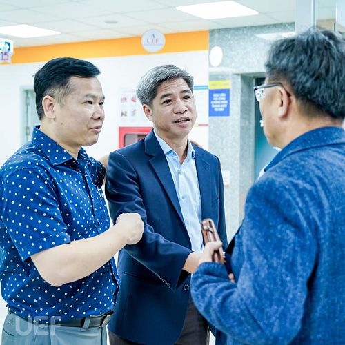 UEF works with leaders of Tongmyong University, Korea
