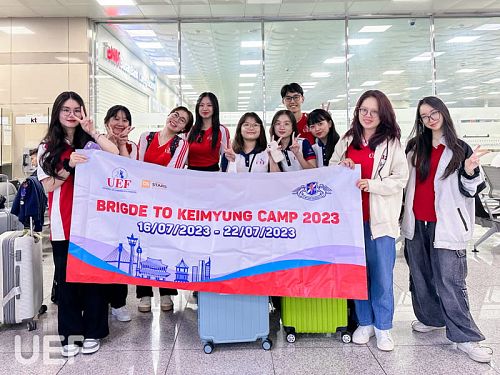 UEFers kick off the exciting “Bridge to Keimyung Camp 2023” program in Korea