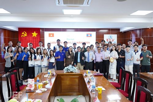 UEF Holds Pre-Lunar New Year Meet-up for Laos Exchange Students in 2024