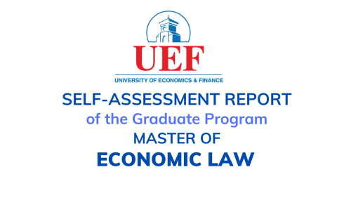 SELF-ASSESSMENT REPORT OF THE GRADUATE PROGRAM – MASTER OF ECONOMIC LAW