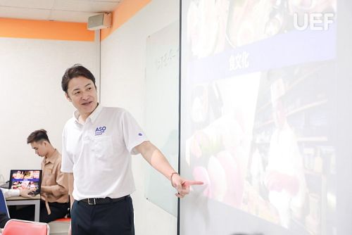 UEFers learned about Japanese market, enhance international employment opportunities