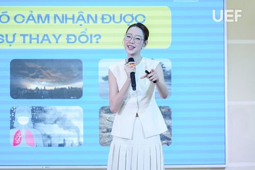 Bao Ngoc inspires sustainability mindset and community responsibility for UEFers at Unitour