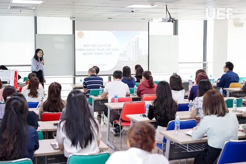 UEF accompanies enterprises, disseminating essential update on Vietnam’s 2025 tax