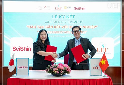 UEF signed the cooperation agreement on practical training with two Japanese enterprises