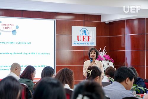 UEF lecturers actively participate in training in quality assurance for 2024 - 2025 academic year
