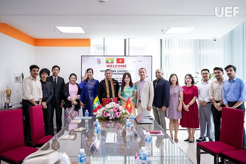 Expanding international connections, UEF welcomes leaders of Myitkyina University (Myanmar)