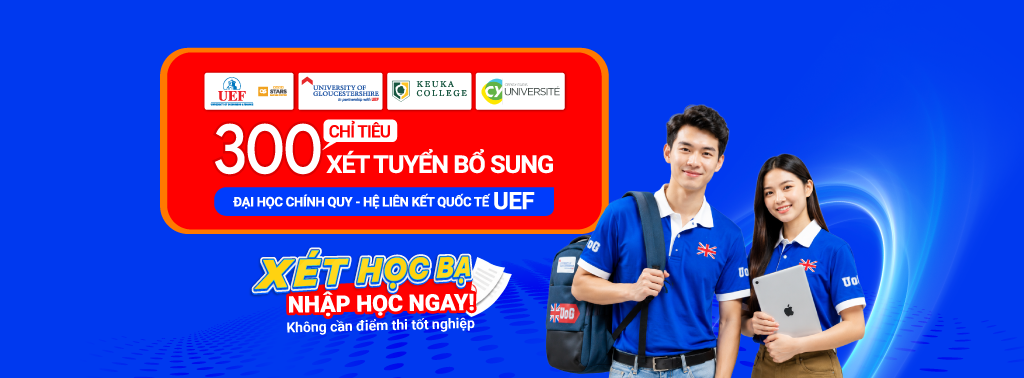 Xét tuyển Bổ sung Cử nhân Quốc tế