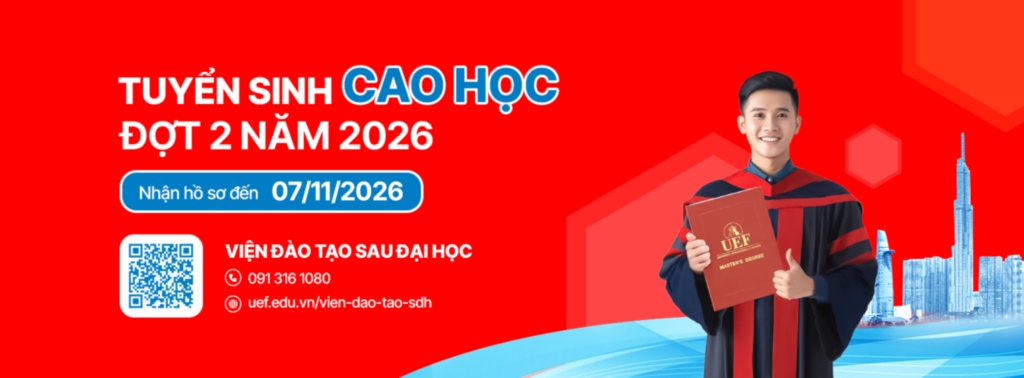 Tuyển sinh cao học đợt 2 năm 2026