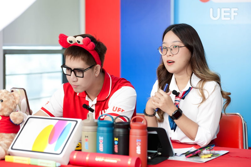 UEF đến Vũng Tàu trao iPad cho học sinh trúng thưởng minigame trong phiên livestream trên TikTok 10 traoIpad VungTau 9