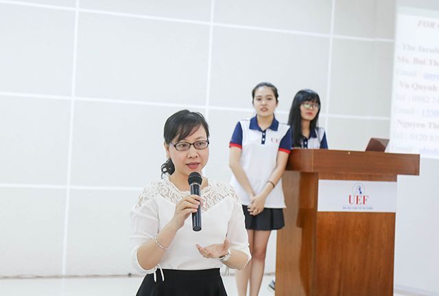 Cô Bùi Thị Thúy Quyên – Phó trưởng Khoa ngoại ngữ khẳng định các giảng viên sẽ hỗ trợ hết mình để ERAW hoạt động hiệu quả