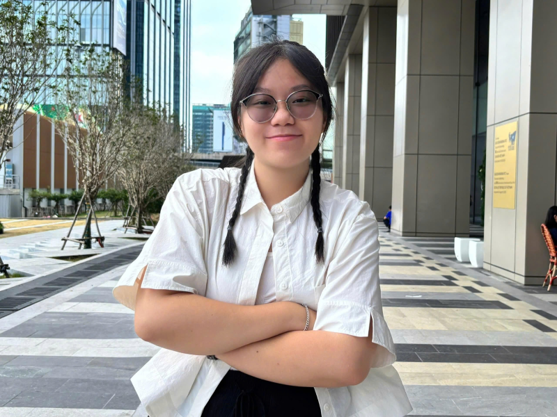 Lý Bích Trân, Sinh viên ngành Tâm lý học, khoa Quan hệ Công chúng và Truyền thông UEF