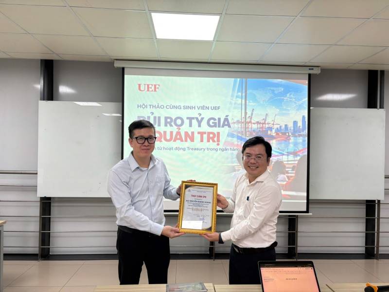 Hội thảo Rủi ro tỷ giá và Quản trị tại UEF