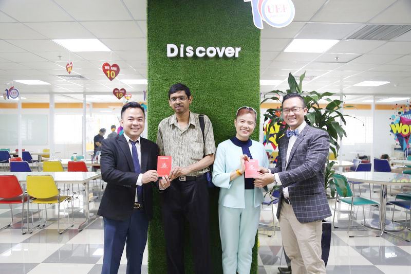 Đoàn INTI đến UEF 8