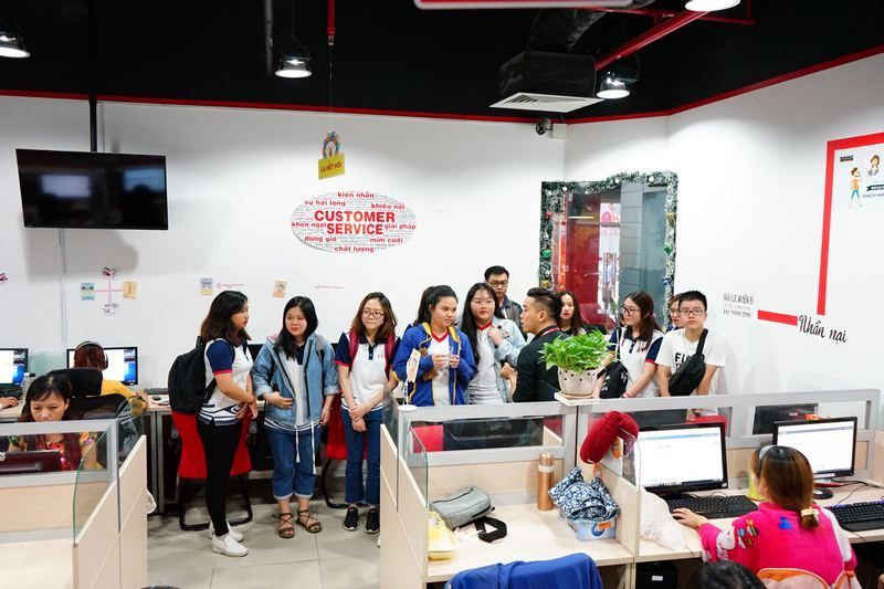 Tham quan công ty Mắt Bão 1