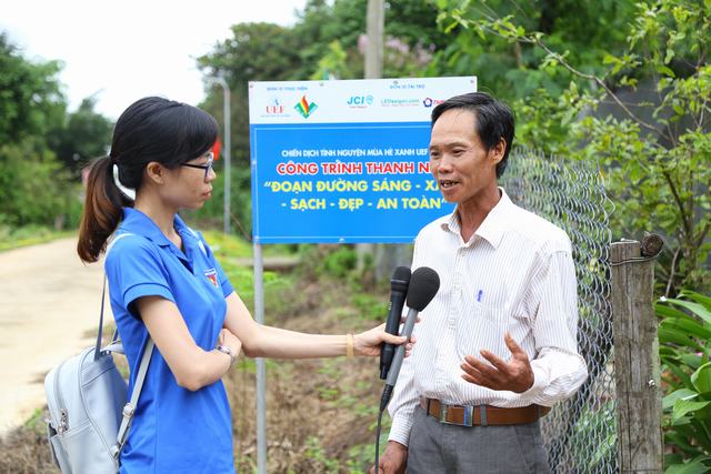 bàn giao công trình Mùa hè xanh UEF 9