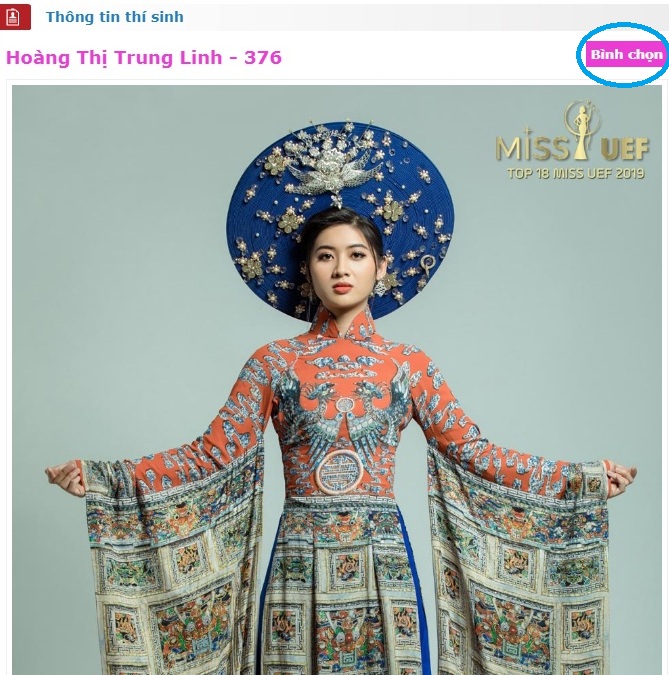 bình chọn top 18 miss uef 2