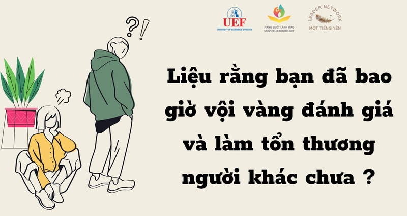 Một Tiếng Yên” – Nơi các bạn trẻ Nhà UEF chia sẻ góc nhìn về những vấn đề  cuộc sống